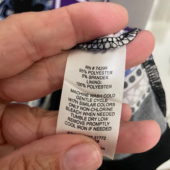 Intermission Womens Floral Print Dress Size 6 Party Office Classic NWT - Picture 4 of 8